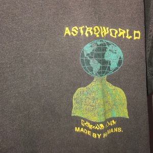 ASTROWORLD  MERCH TEE “MADE BY HUMANS”